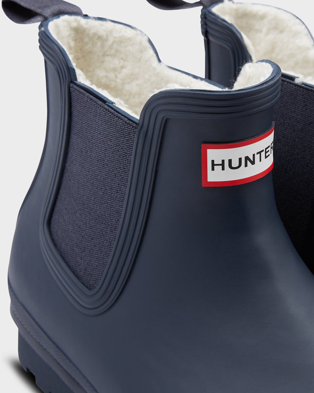 Men Hunter Original Insulated | Chelsea Boots Navy | NZ-51248-AQDB